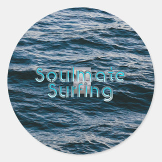 TOP Soulmate Surfing Classic Round Sticker
