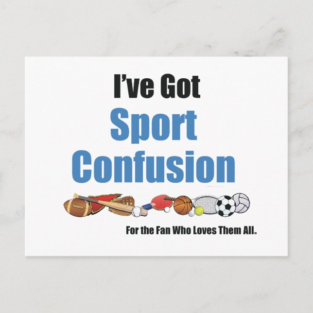 TOP Sport Confusion Postcard (Front)