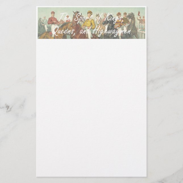 TOP Sport of Kings Stationery (Front)