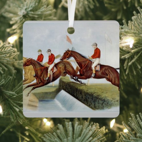 TOP Steeplechase Metal Ornament