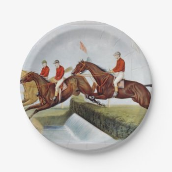 Top Steeplechase Paper Plates by teepossible at Zazzle