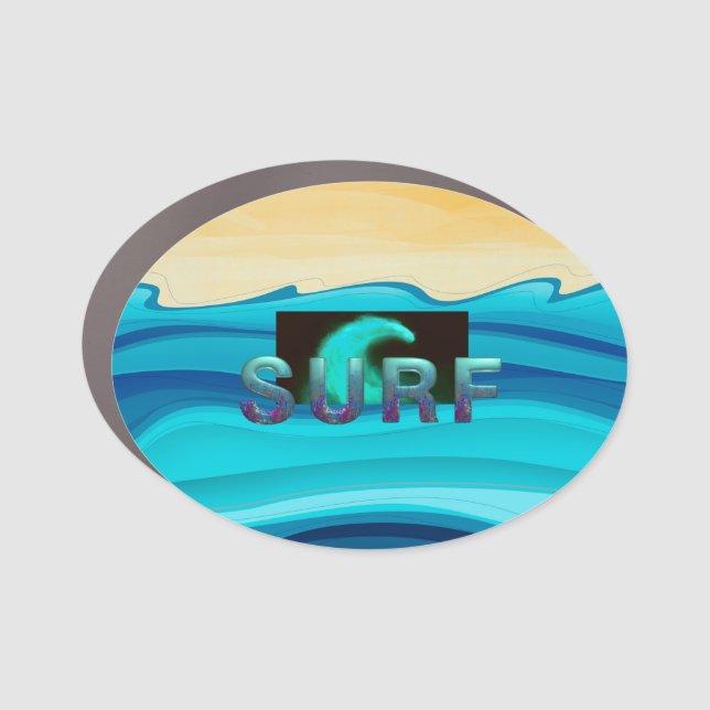 TOP Surf Car Magnet (Front)