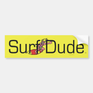TOP Surf Dude Bumper Sticker