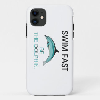 TOP Swim Dolphin Fast iPhone 11 Case