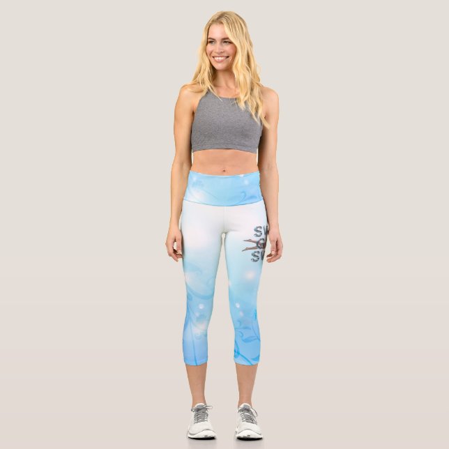 TOP Swim Girl Swim Capri Leggings (Front)