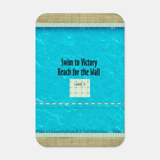 TOP Swim Team Slogan Metal Parking Sign