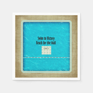 TOP Swim Team Slogan Napkins