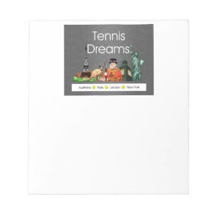 TOP Tennis Dreams Notepad