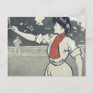 TOP Tennis Girl Postcard