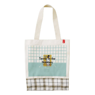 TOP Tennis Numbers Zazzle HEART Tote Bag