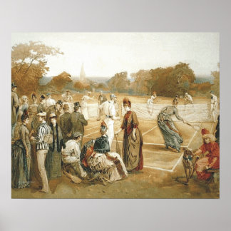 TOP Tennis Old School Poster