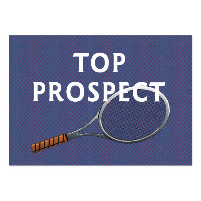TOP Tennis Prospect Business Card Template