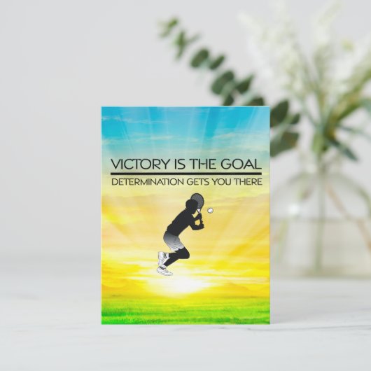 TOP Tennis Victory Slogan (Standing Front)