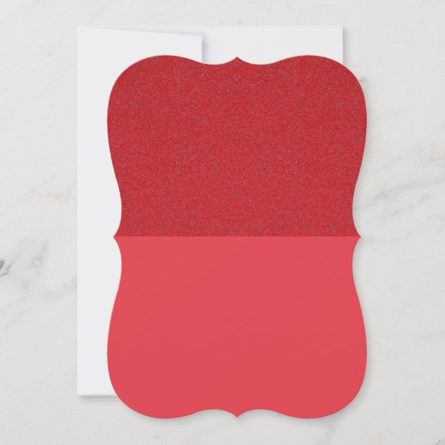 Top Texture Tomato Red Flat Card – Customizable (Front)