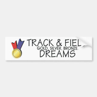 TOP Track Dreams Bumper Sticker