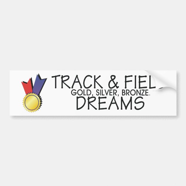TOP Track Dreams Bumper Sticker (Front)
