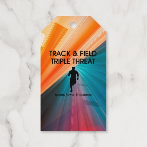 TOP Track Triple Threat Foil Gift Tags