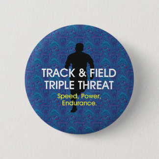 TOP Track Triple Threat Pinback Button