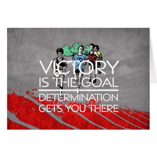 TOP Track Victory Slogan Cards (Front Horizontal)