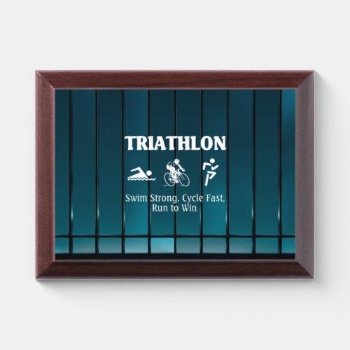 TOP Triathlon Award Plaque