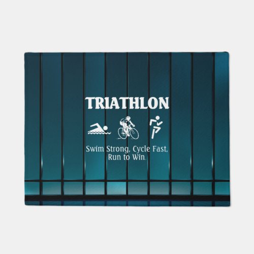 TOP Triathlon Doormat