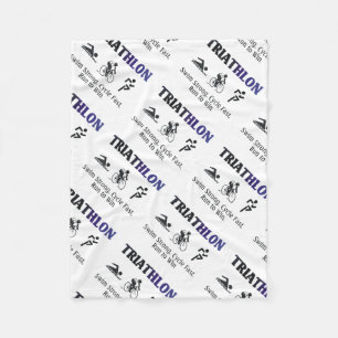 TOP Triathlon Fleece Blanket
