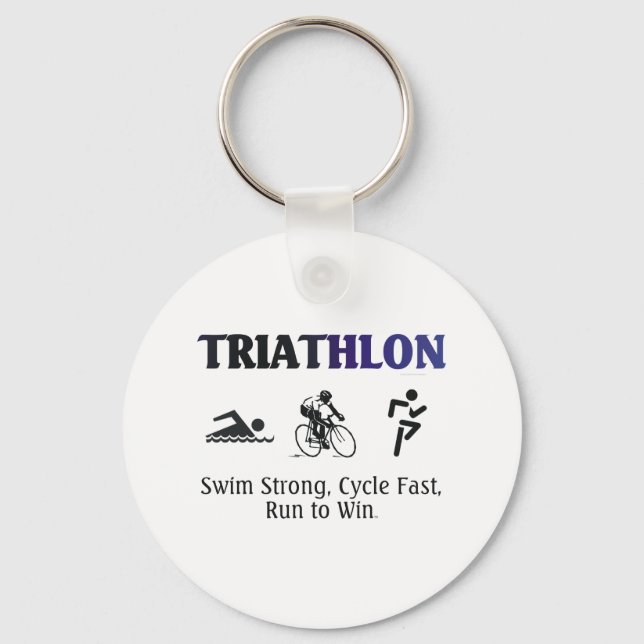 TOP Triathlon Keychain (Front)