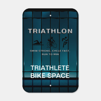 TOP Triathlon Metal Sign