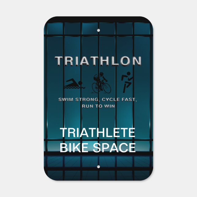 TOP Triathlon Metal Sign (Front)