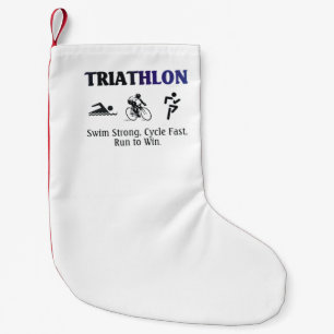 TOP Triathlon Small Christmas Stocking
