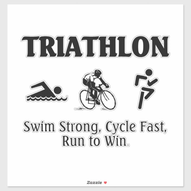TOP Triathlon Sticker (Sheet)