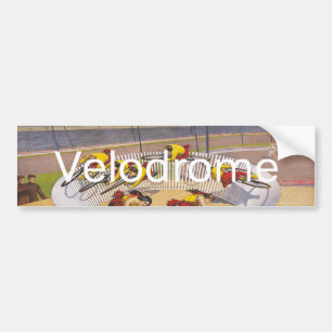 TOP Velodrome Circles Bumper Sticker