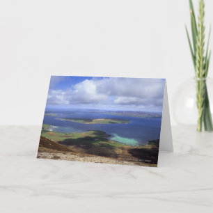Top view: burra sound, graemsay & orkney mainland card