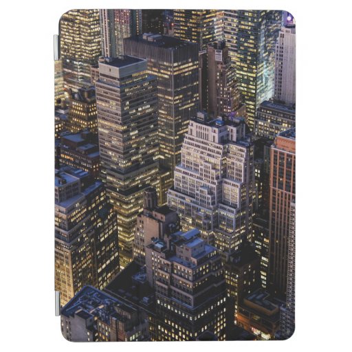 TOP VIEW OF CITY BUILDING iPad AIR COVER