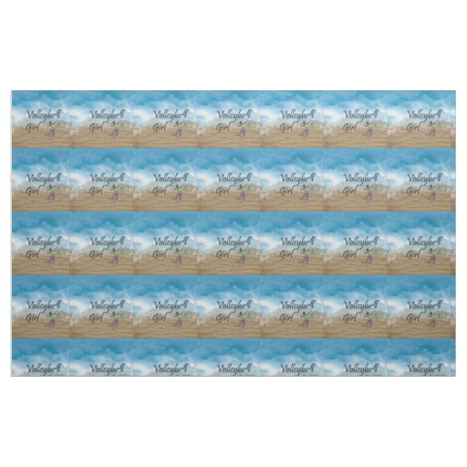 TOP Volleyball Girl Fabric
