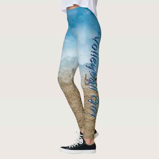 TOP Volleyball Girl Leggings (Left)