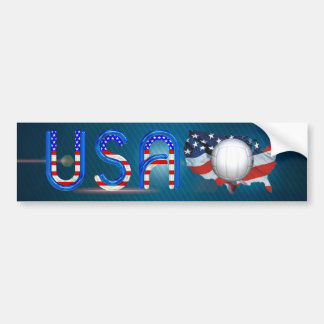 TOP Volleyball in the USA Bumper Sticker