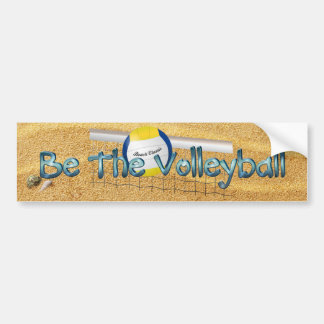 TOP Volleyball Slogan Bumper Sticker