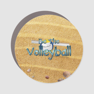 TOP Volleyball Slogan Car Magnet