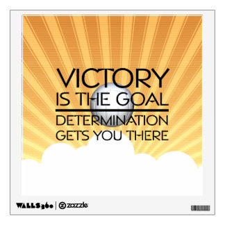 TOP Volleyball Victory Slogan Wall Sticker
