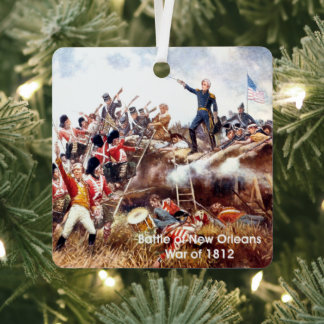 TOP War of 1812 Metal Ornament