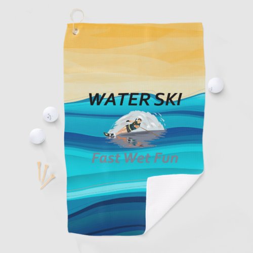 TOP Water Ski Golf Towel