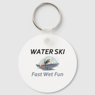 TOP Water Ski Keychain