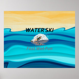 TOP Water Ski Poster