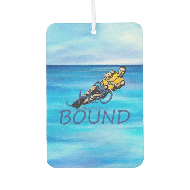 TOP Water Skiing Air Freshener (Front)