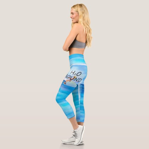 TOP Water Skiing Capri Leggings