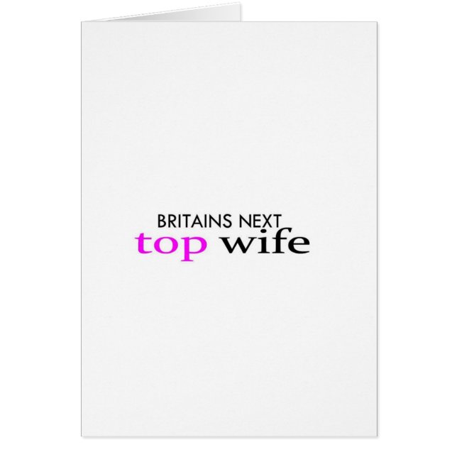 top wife cards (Front)