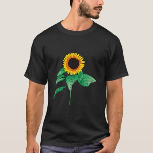 Top With A Sunflower On It Flower Print Art