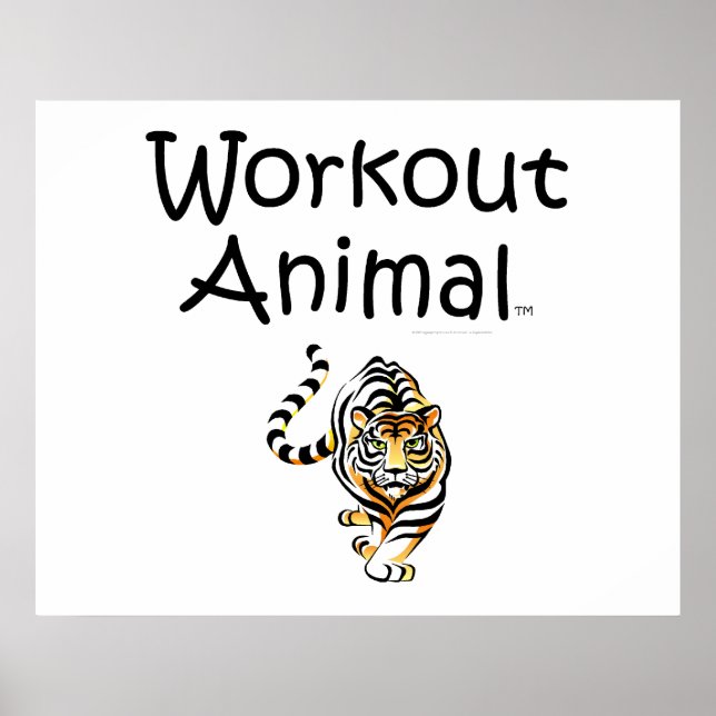 TOP Workout Animal Poster (Front)