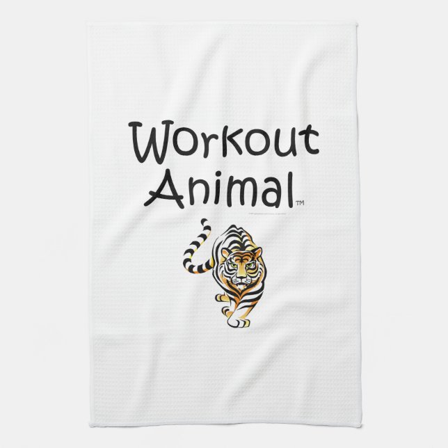 TOP Workout Animal Towel (Vertical)